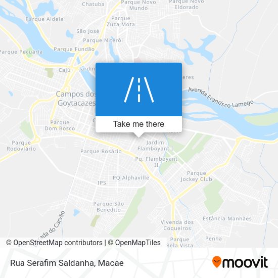 Rua Serafim Saldanha map