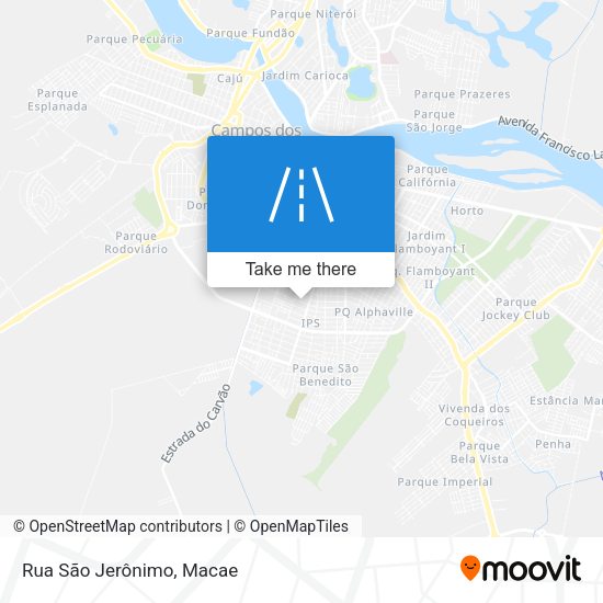 Rua São Jerônimo map