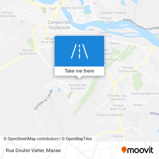 Rua Doutor Valter map