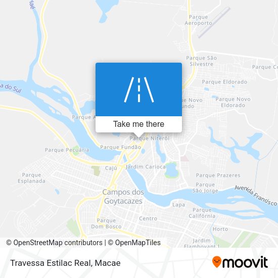 Travessa Estilac Real map