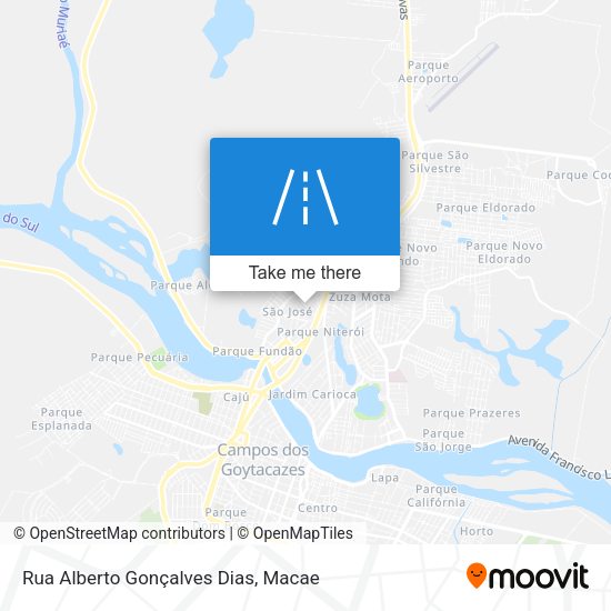 Rua Alberto Gonçalves Dias map