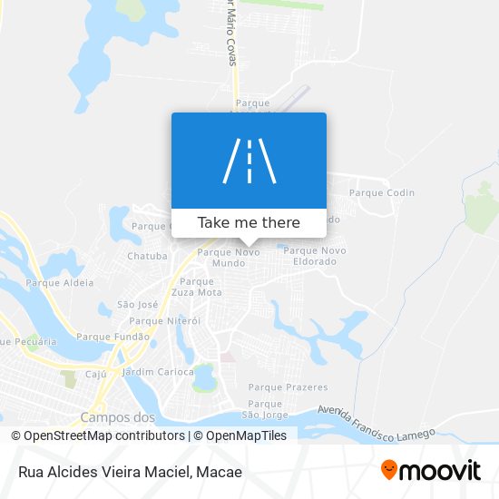 Rua Alcides Vieira Maciel map