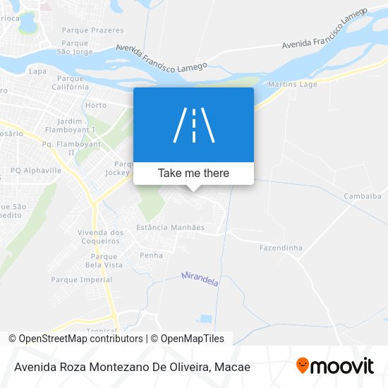 Avenida Roza Montezano De Oliveira map