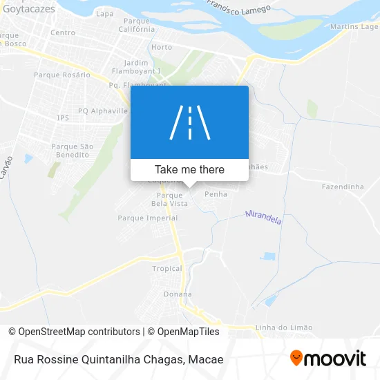Rua Rossine Quintanilha Chagas map