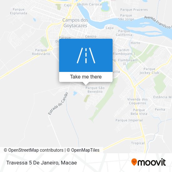 Travessa 5 De Janeiro map