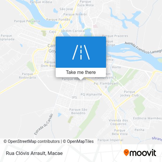 Rua Clóvis Arrault map
