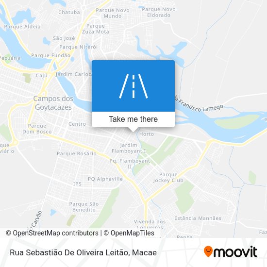 Rua Sebastião De Oliveira Leitão map