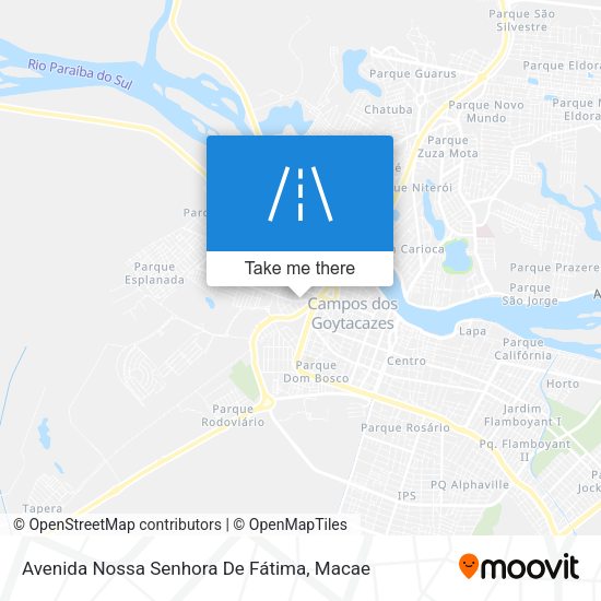 Avenida Nossa Senhora De Fátima map