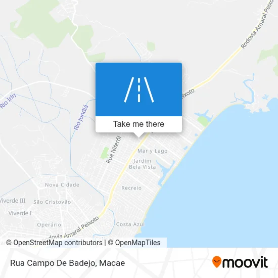 Rua Campo De Badejo map