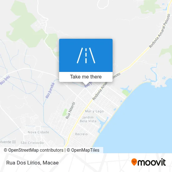 Rua Dos Lírios map
