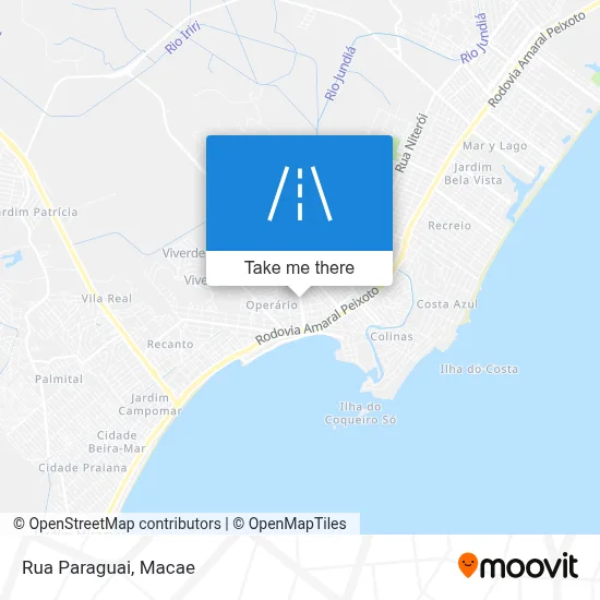 Rua Paraguai map