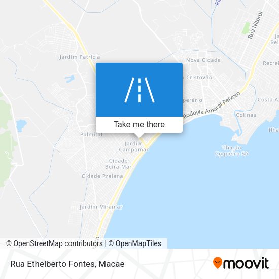 Rua Ethelberto Fontes map