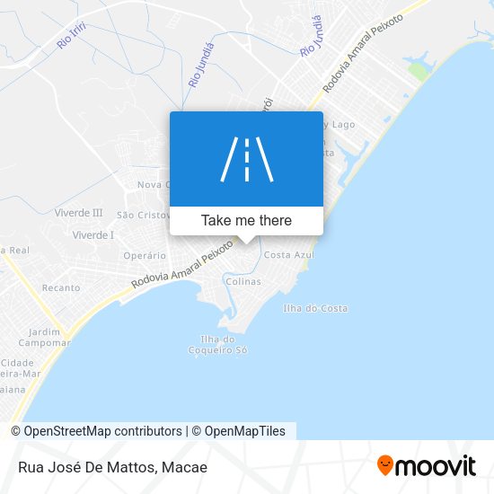 Rua José De Mattos map