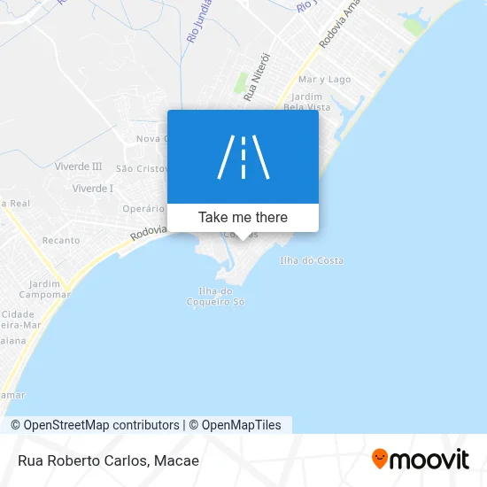Rua Roberto Carlos map