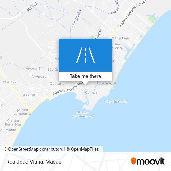 Rua João Viana map