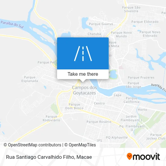 Rua Santiago Carvalhido Filho map