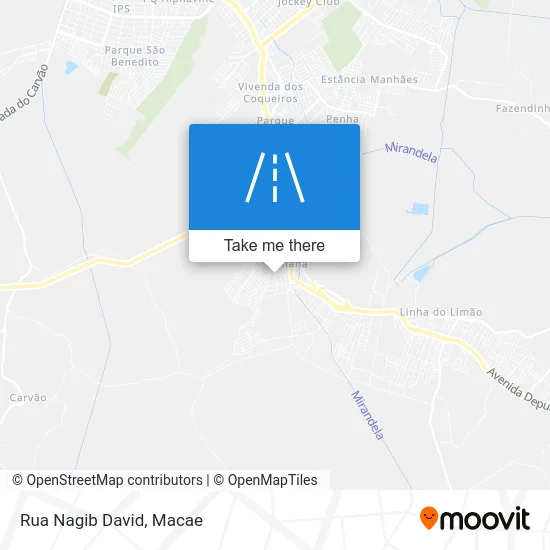 Rua Nagib David map