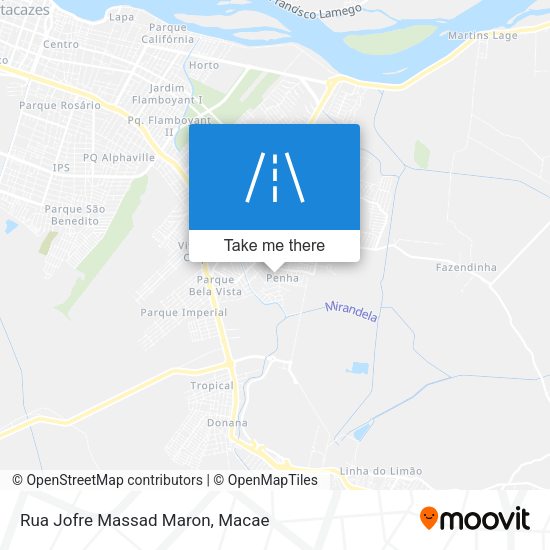 Rua Jofre Massad Maron map