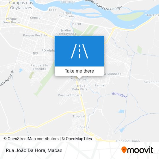 Rua João Da Hora map