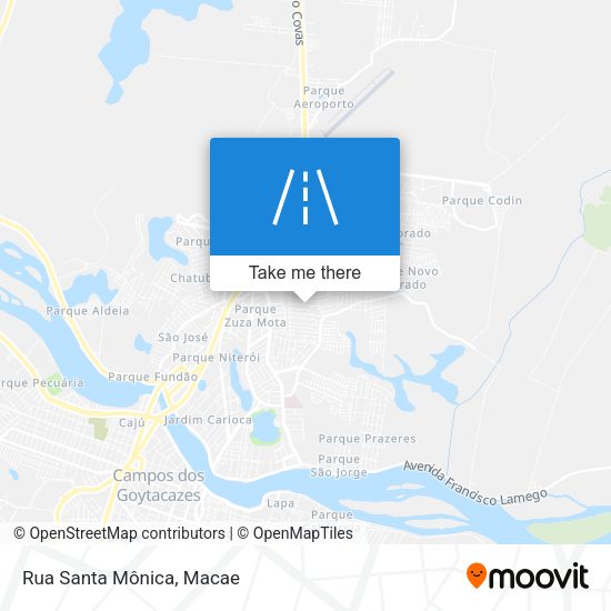 Rua Santa Mônica map