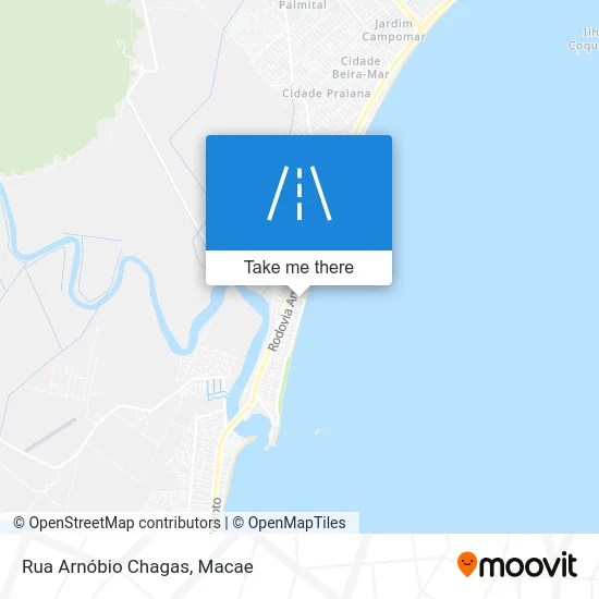 Rua Arnóbio Chagas map