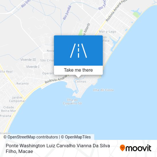 Ponte Washington Luiz Carvalho Vianna Da Silva Filho map