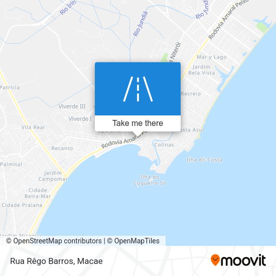Rua Rêgo Barros map
