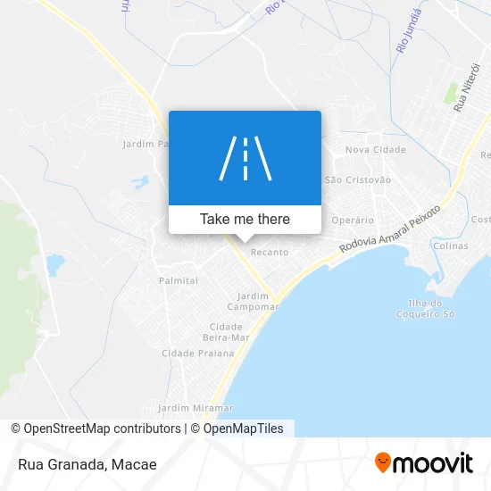 Rua Granada map