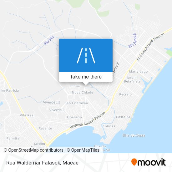Rua Waldemar Falasck map