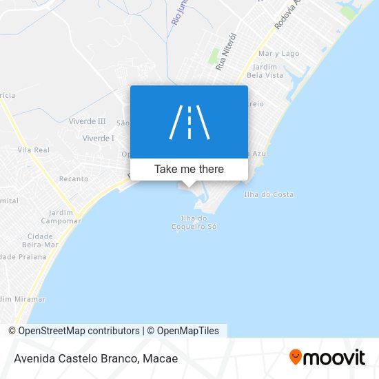 Avenida Castelo Branco map