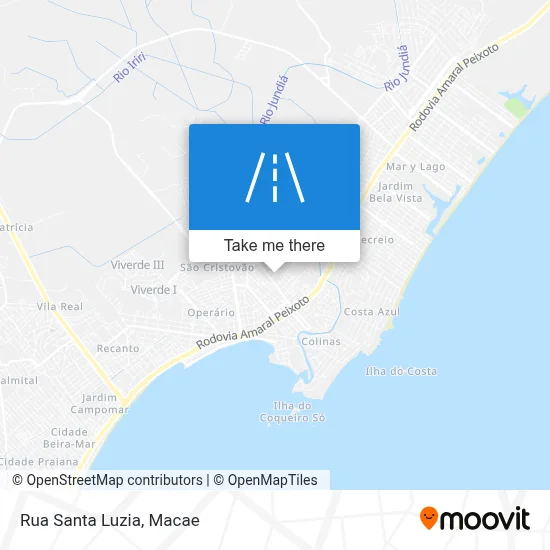 Rua Santa Luzia map