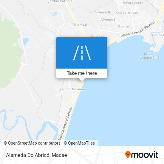 Alameda Do Abricó map
