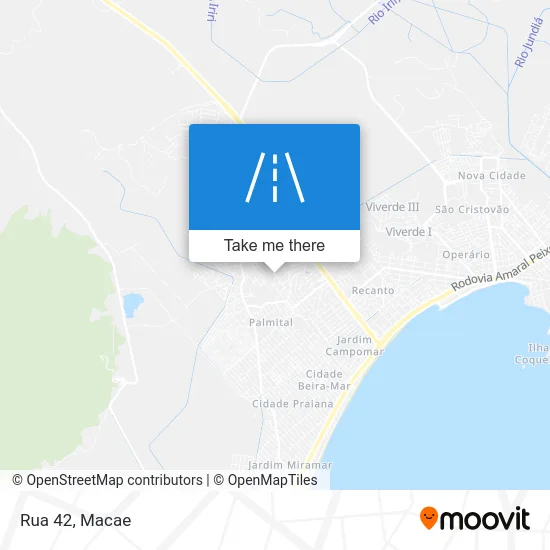 Rua 42 map