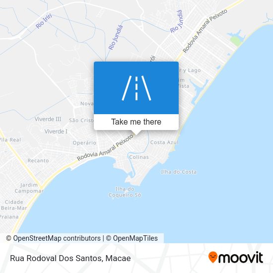 Rua Rodoval Dos Santos map