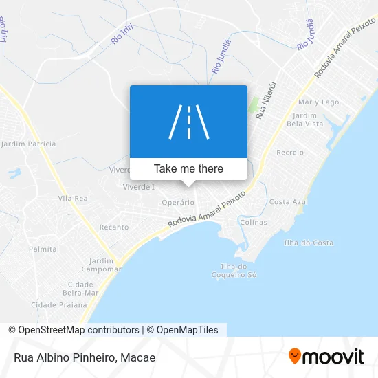 Rua Albino Pinheiro map