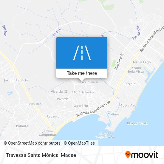 Travessa Santa Mônica map