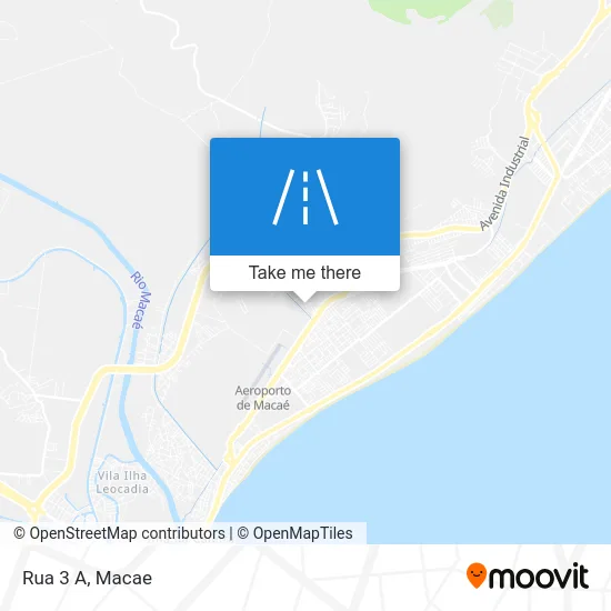 Rua 3 A map