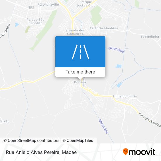 Rua Anisio Alves Pereira map