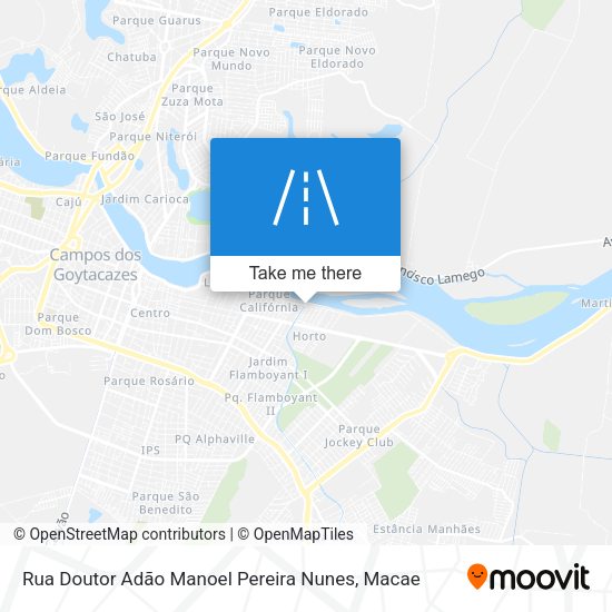 Rua Doutor Adão Manoel Pereira Nunes map