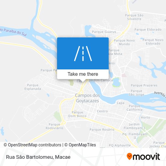 Rua São Bartolomeu map