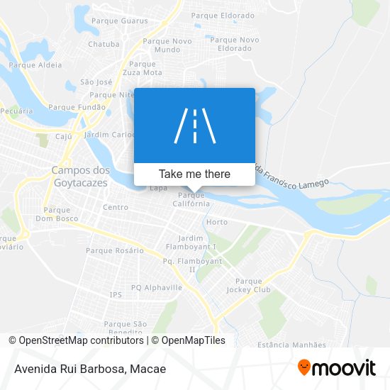 Avenida Rui Barbosa map