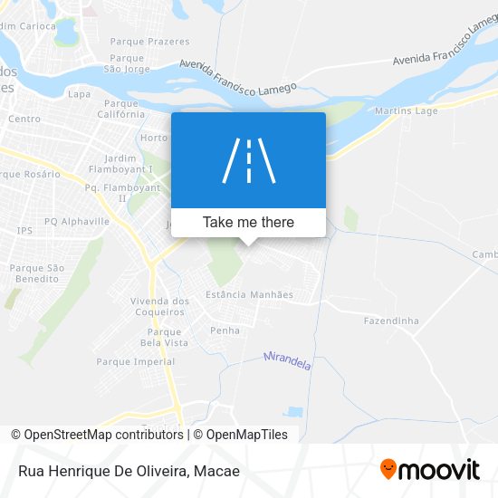 Rua Henrique De Oliveira map