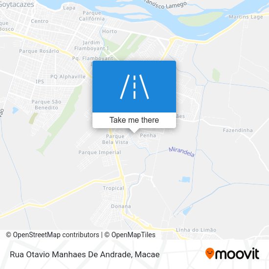 Rua Otavio Manhaes De Andrade map