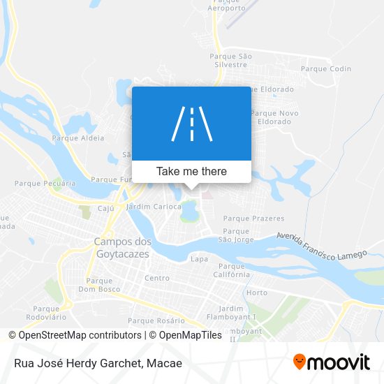 Rua José Herdy Garchet map