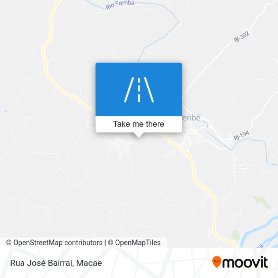 Rua José Bairral map