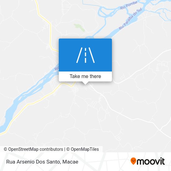 Rua Arsenio Dos Santo map