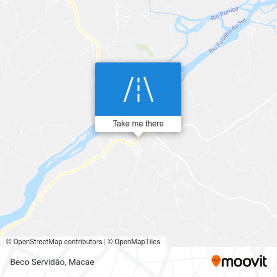 Beco Servidão map