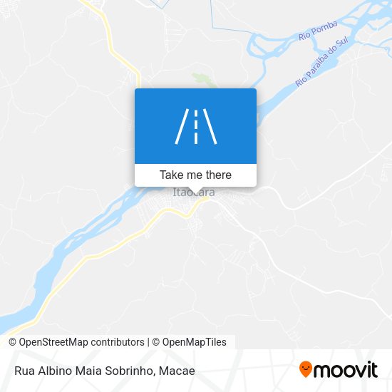 Rua Albino Maia Sobrinho map