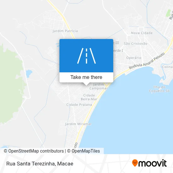 Rua Santa Terezinha map
