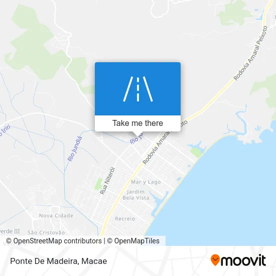 Ponte De Madeira map
